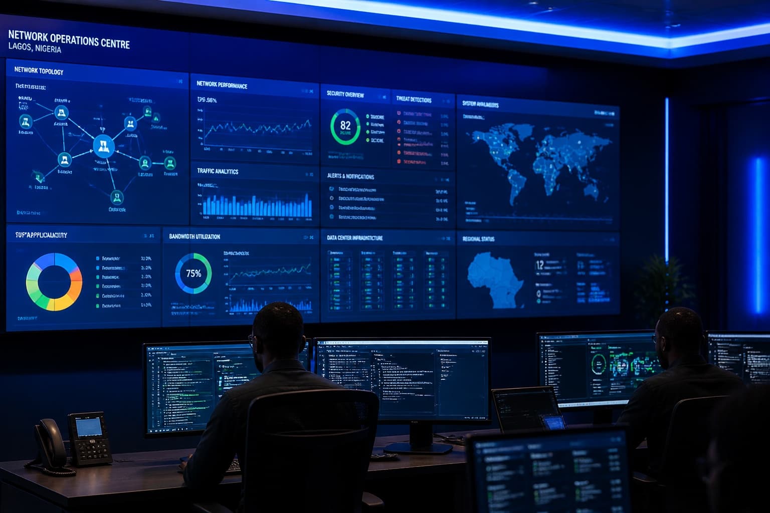 Data Centre & Network Operating Centre Solutions by Hyperia
